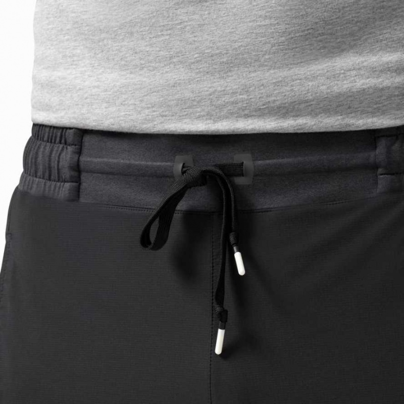 Black On Men's Running Pants | HEK364582