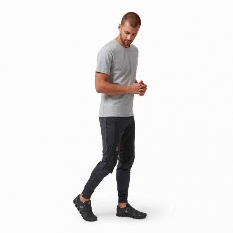 Black On Men's Running Pants | HEK364582