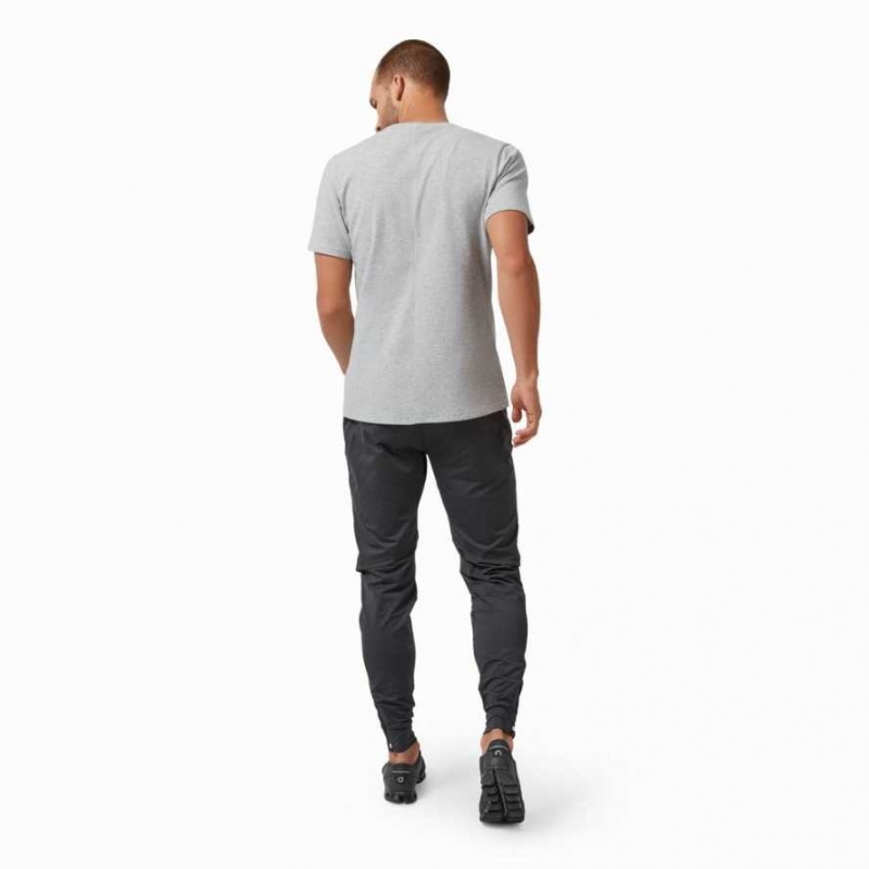 Black On Men's Running Pants | HEK364582