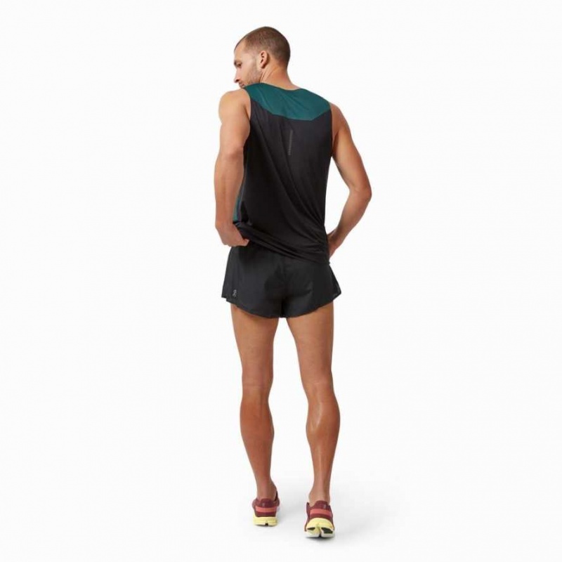 Black On Race Men's Running Race Shorts | UFD719285