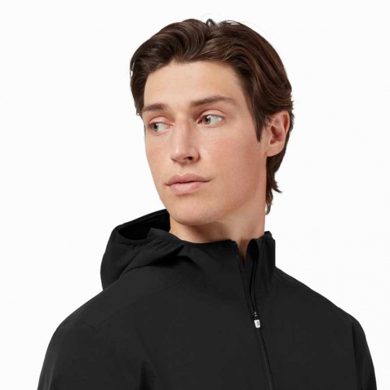 Black On Waterproof Anorak Men's Jackets | WSJ394815