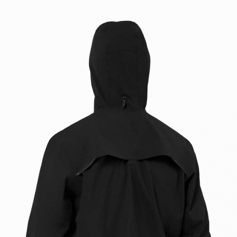 Black On Waterproof Anorak Men's Jackets | WSJ394815