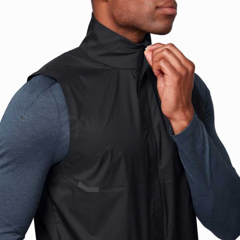 Black On Weather Men's Vest | OKN452019