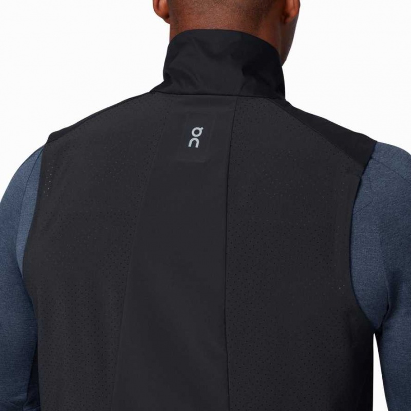 Black On Weather Men's Vest | OKN452019