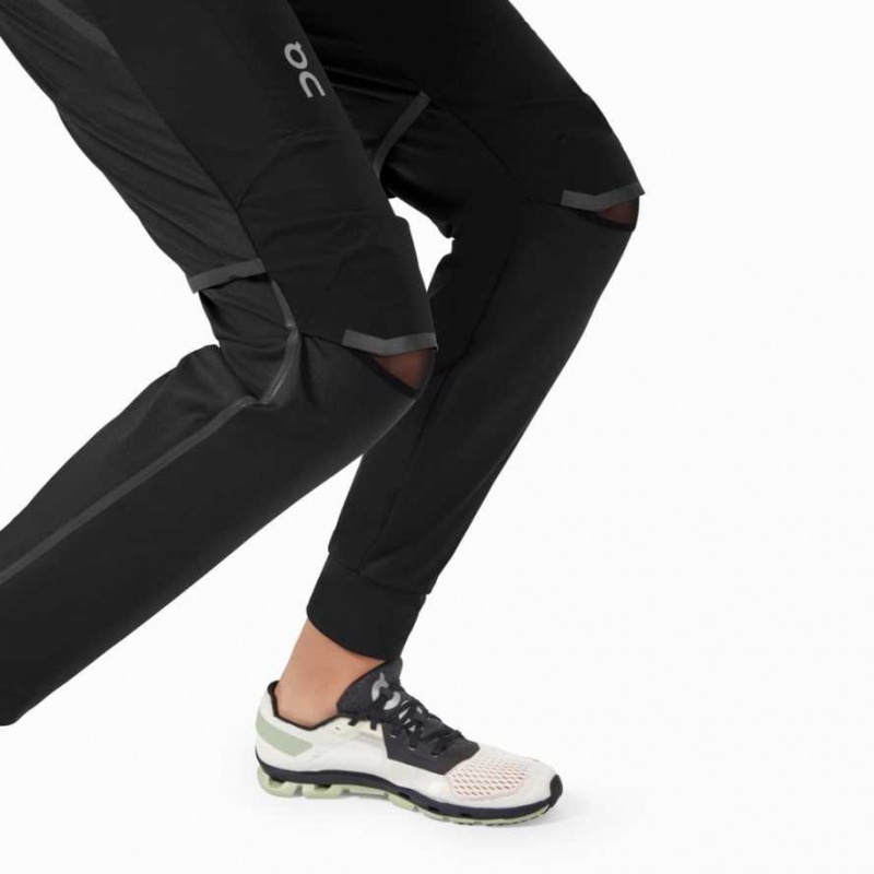 Black On Women's Running Pants | DQV483625