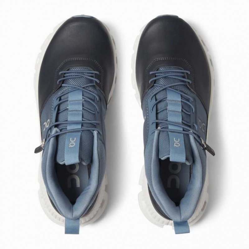 Black / Navy On Cloud Hi Women's Sneakers | KYC718204