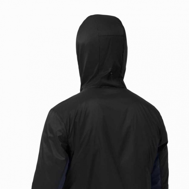 Black / Navy On Insulator Men's Jackets | BQN069521