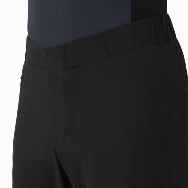 Black / Navy On Waterproof Men's Pants | IVL348107