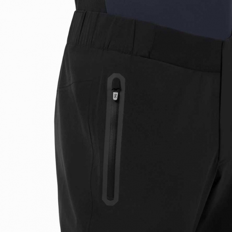 Black / Navy On Waterproof Men's Pants | IVL348107