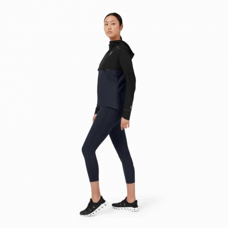 Black / Navy On Weather Women's Jackets | UCM217904