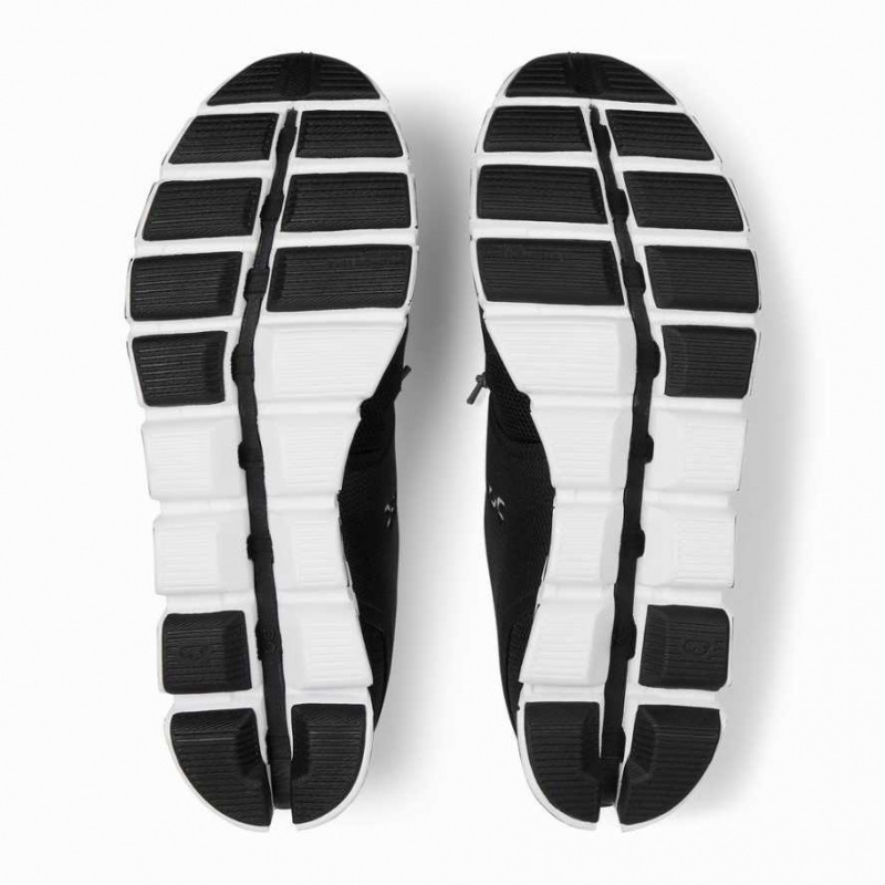 Black / White On Cloud Men's Road Running Shoes | IRV029361