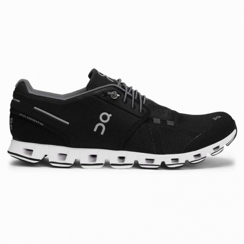 Black / White On Cloud Men\'s Road Running Shoes | IRV029361