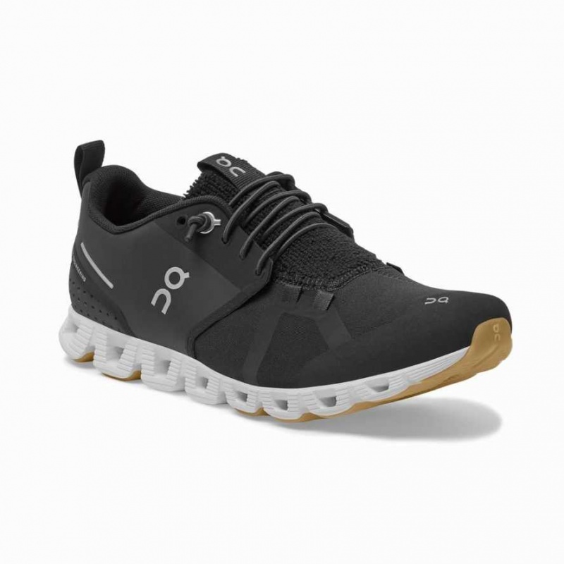 Black / White On Cloud Terry Women's Road Running Shoes | OCF268301