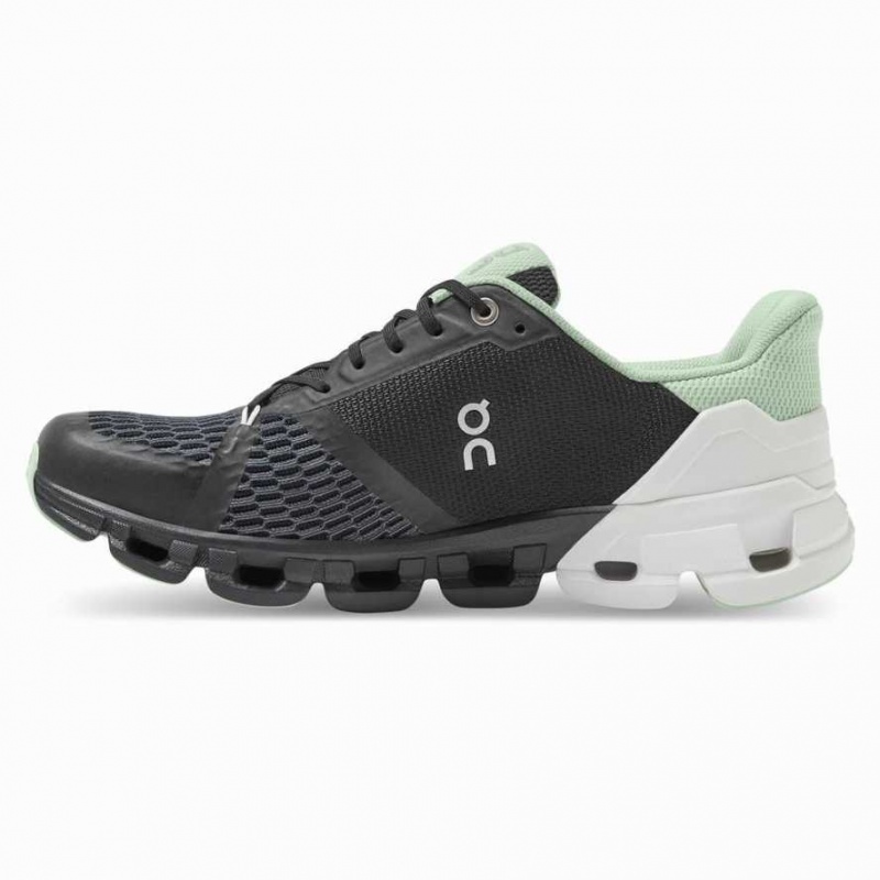 Black / White On Cloudflyer Women's Road Running Shoes | BDM675819