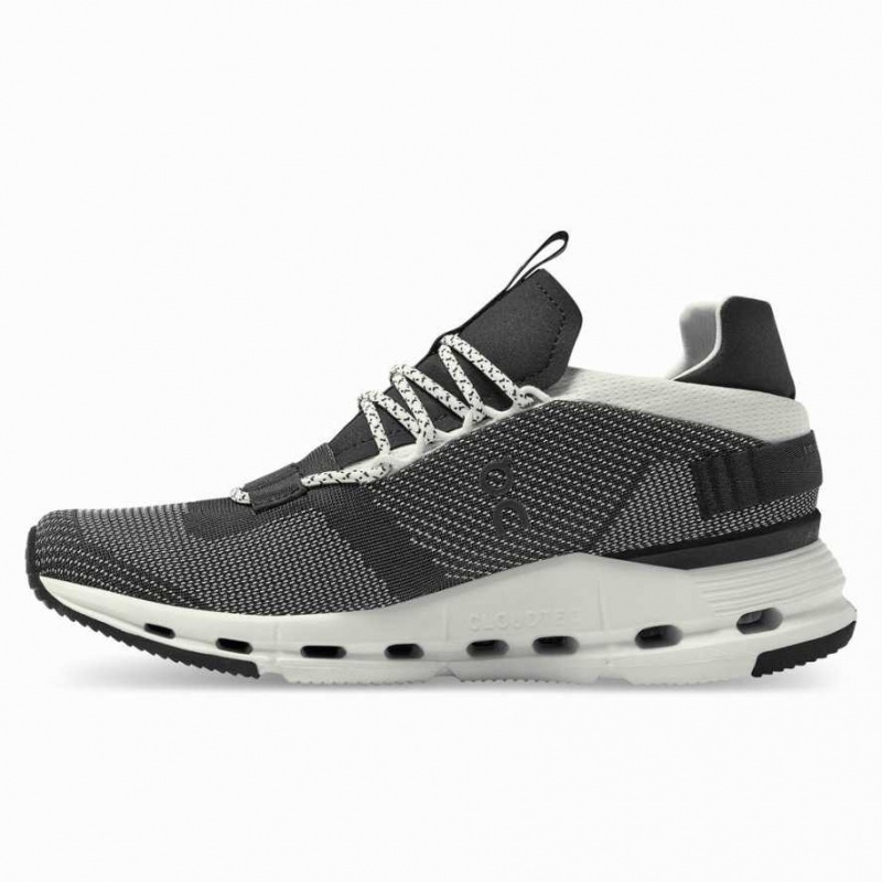 Black / White On Cloudnova Men's Sneakers | EWF450937