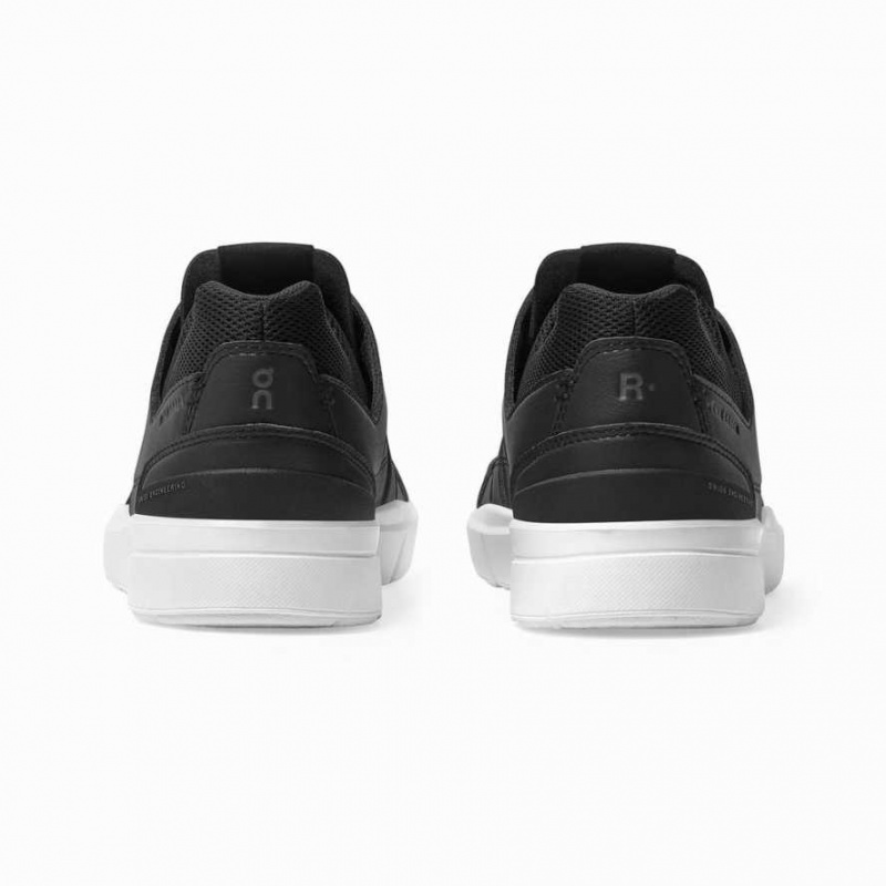 Black / White On THE ROGER Clubhouse Men's Tennis Shoes | CST589173