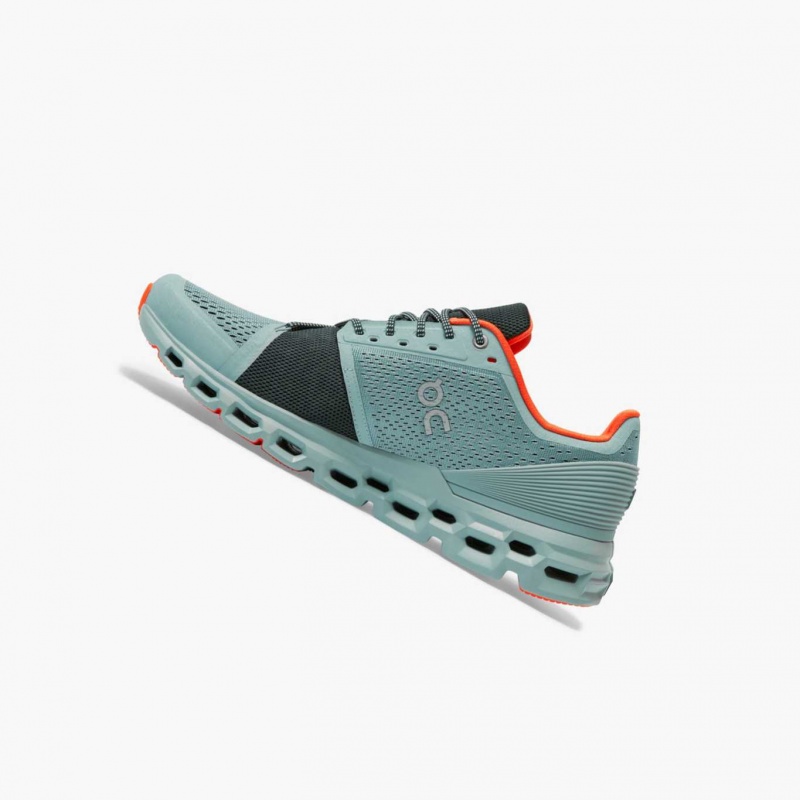 Blue On Cloudstratus Men's Road Running Shoes | TBO015978