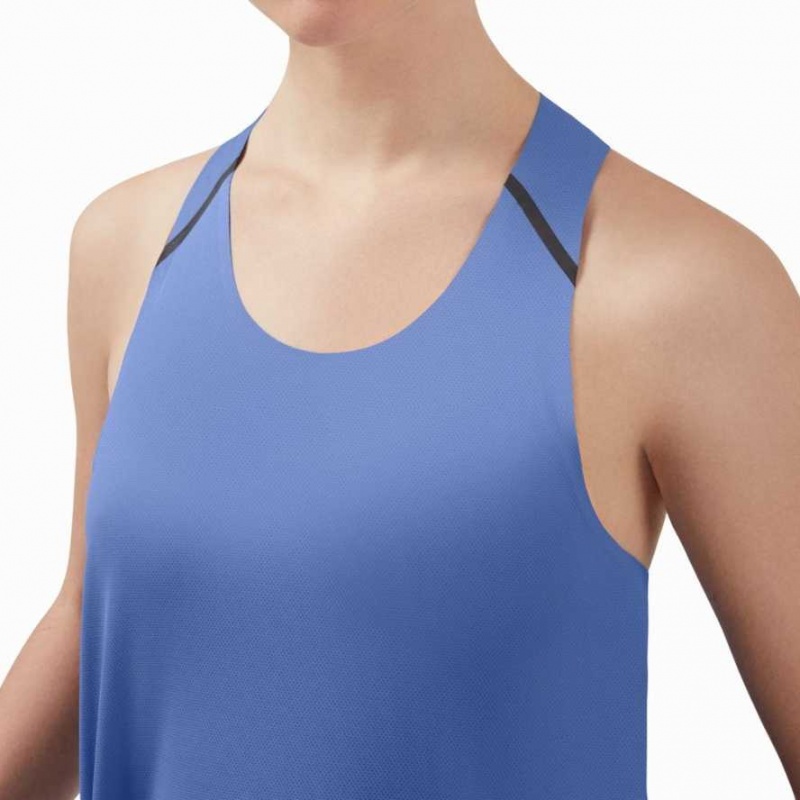 Blue / Black On Women's Tank Top | JDQ930751