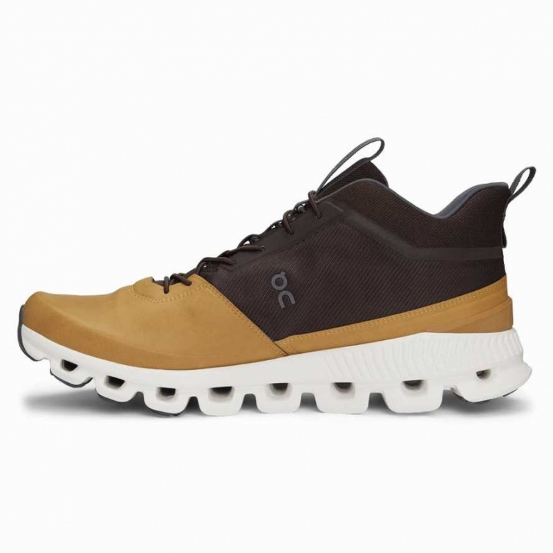 Brown On Cloud Hi Men's Sneakers | DHL864712