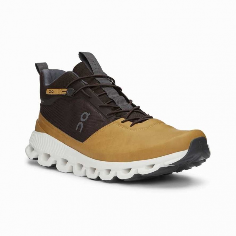 Brown On Cloud Hi Men's Sneakers | DHL864712