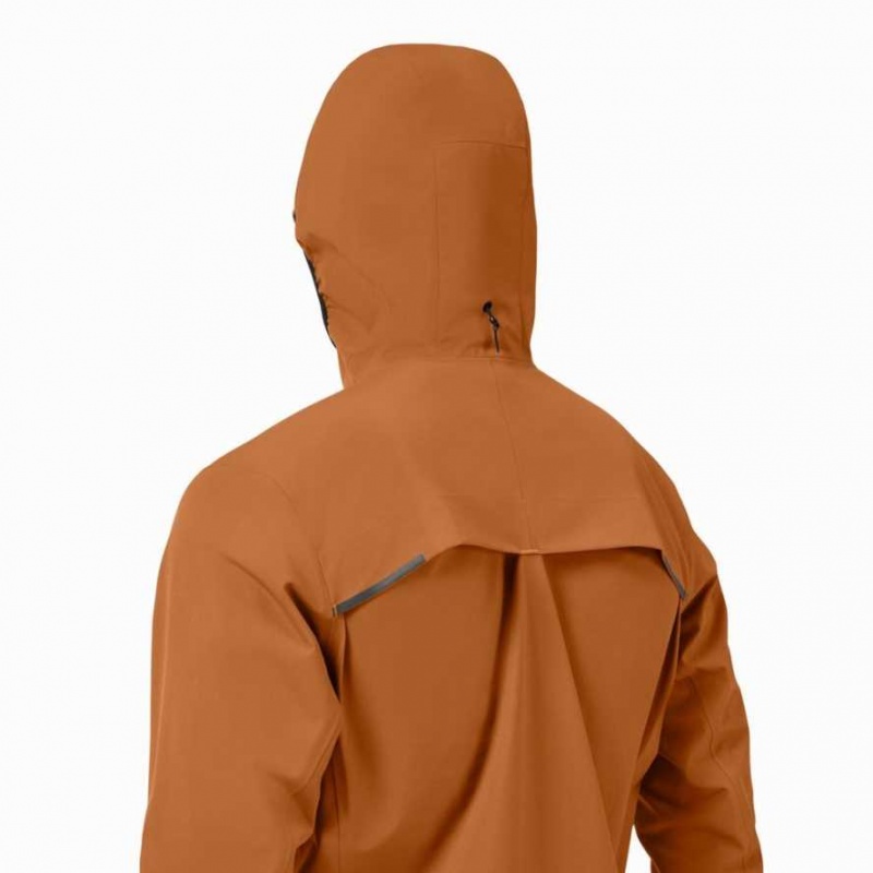 Brown On Waterproof Anorak Men's Jackets | JIE618075