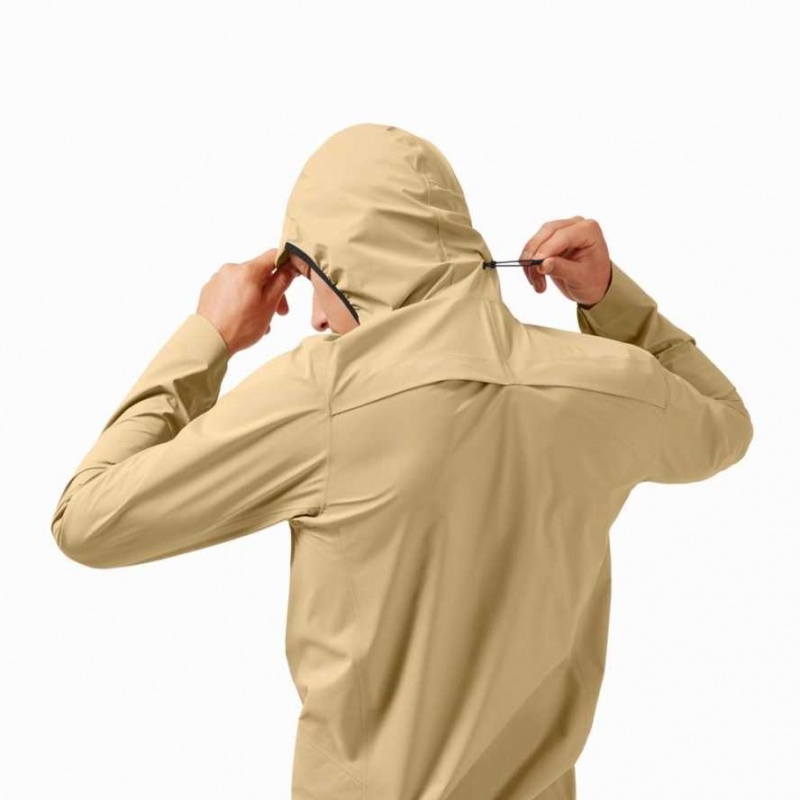 Brown On Waterproof Anorak Men's Jackets | KSG657840