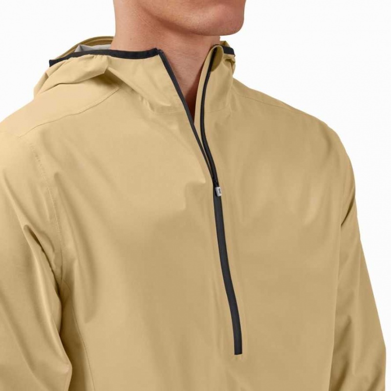 Brown On Waterproof Anorak Men's Jackets | KSG657840