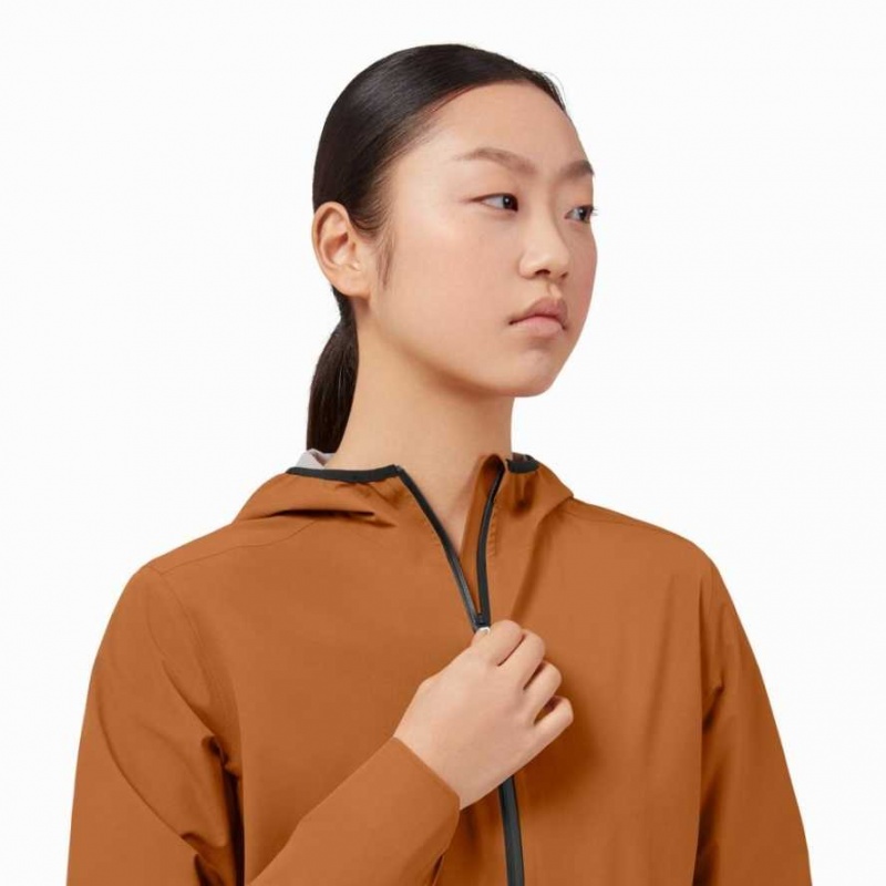 Brown On Waterproof Anorak Women's Jackets | ESP287453