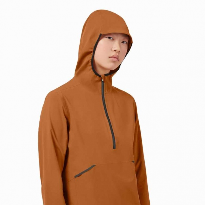 Brown On Waterproof Anorak Women's Jackets | ESP287453