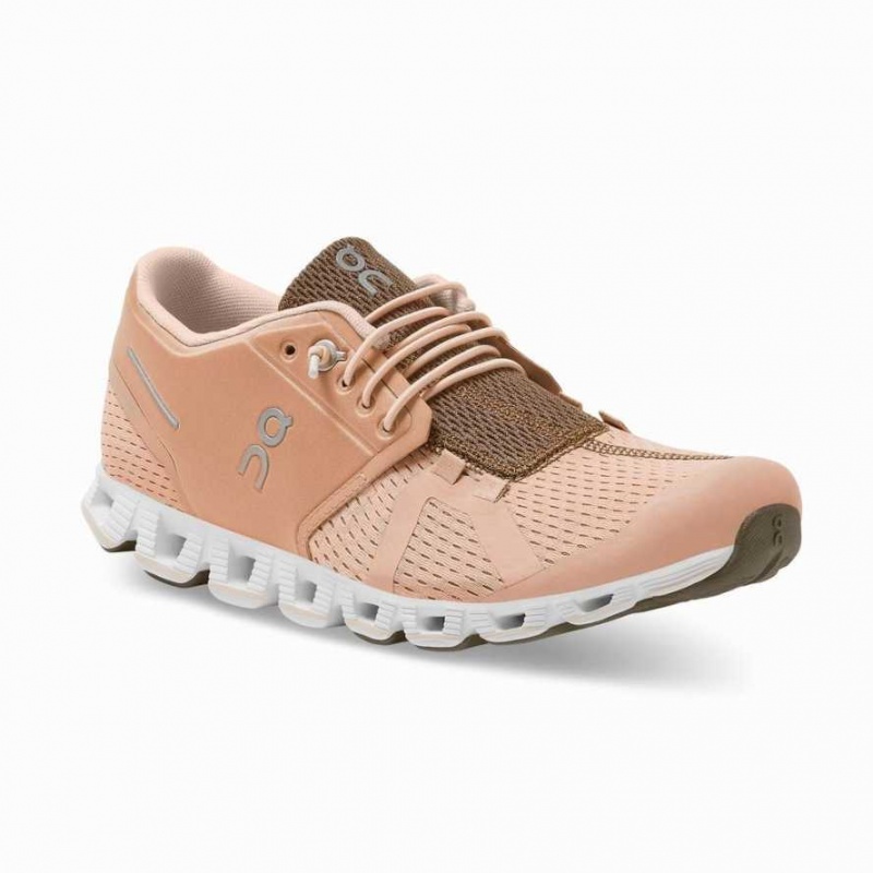 Brown Rose / Camo On Cloud Women's Road Running Shoes | KFG095831