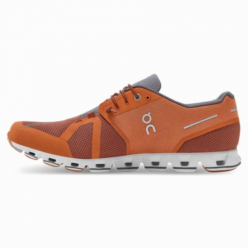 Brown / Orange On Cloud Men's Road Running Shoes | YOD926374