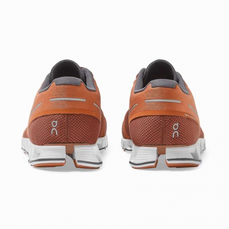 Brown / Orange On Cloud Men's Road Running Shoes | YOD926374