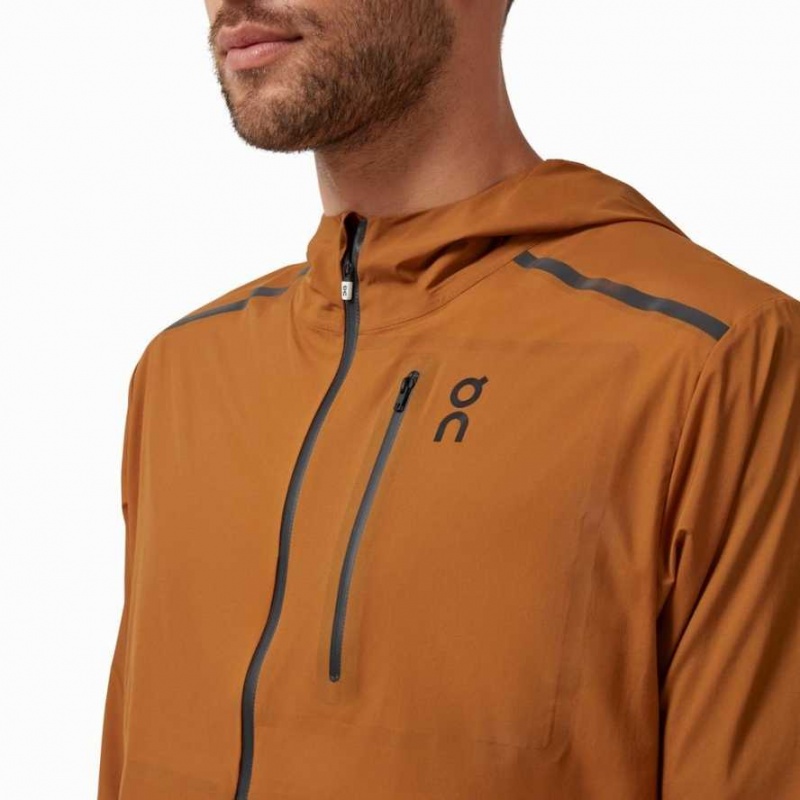 Brown / White On Weather Men's Jackets | CVX562873