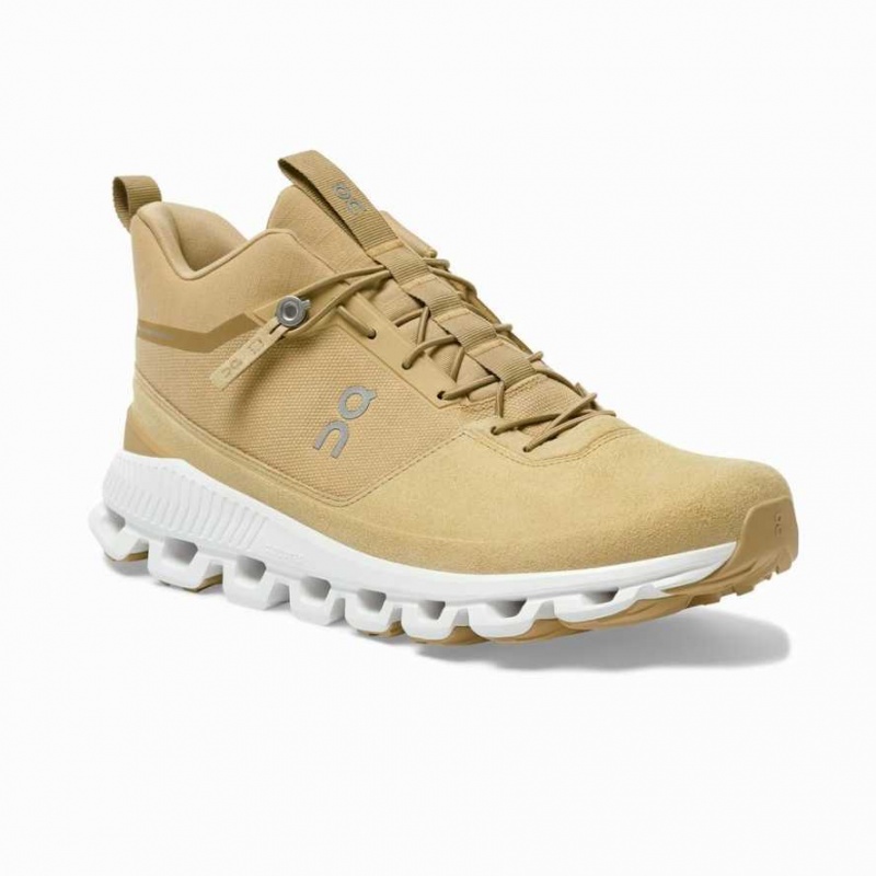 Brown / Yellow On Cloud Hi Men's Sneakers | EBG798041