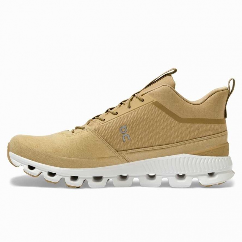 Brown / Yellow On Cloud Hi Men's Sneakers | EBG798041