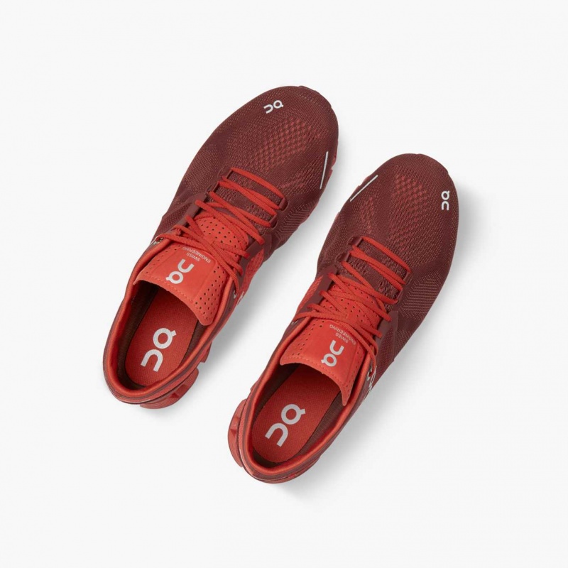 Burgundy On Cloud X Men's Training Shoes | SIF163745