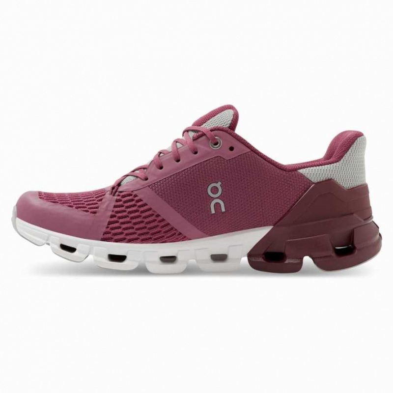 Burgundy On Cloudflyer Women's Road Running Shoes | UVS196837