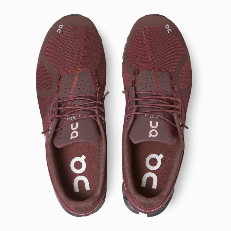 Claret On Cloud Monochrome Men's Road Running Shoes | BRI831260