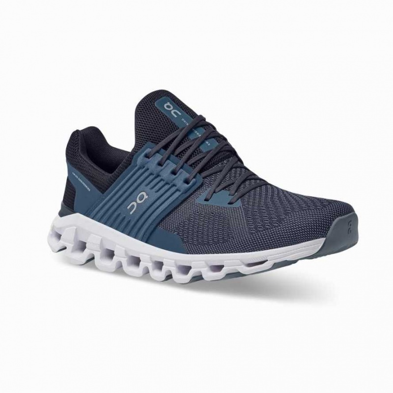 Dark Blue On Cloudswift Men's Road Running Shoes | PHV189536