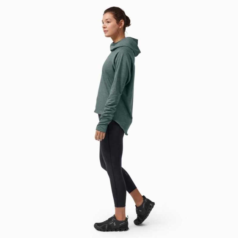 Green On Athletic & Running Women's Hoodies | ENF628347