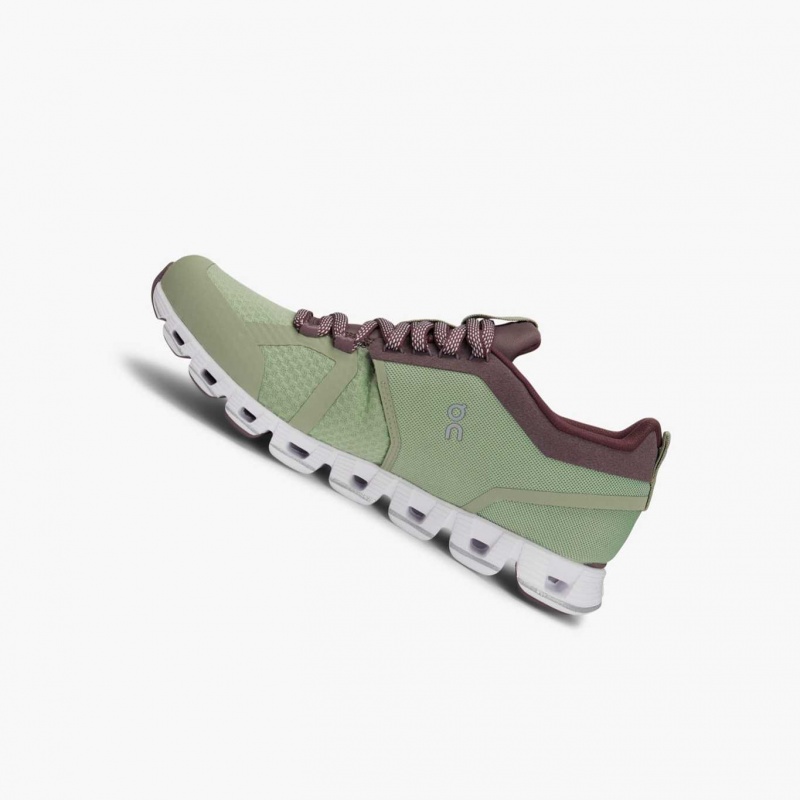 Green On Cloud Beam Women's Road Running Shoes | SCT152938