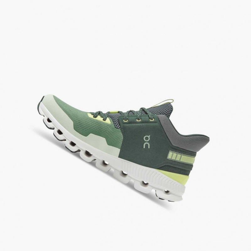 Green On Cloud Hi Edge Men's Road Running Shoes | VPK532094