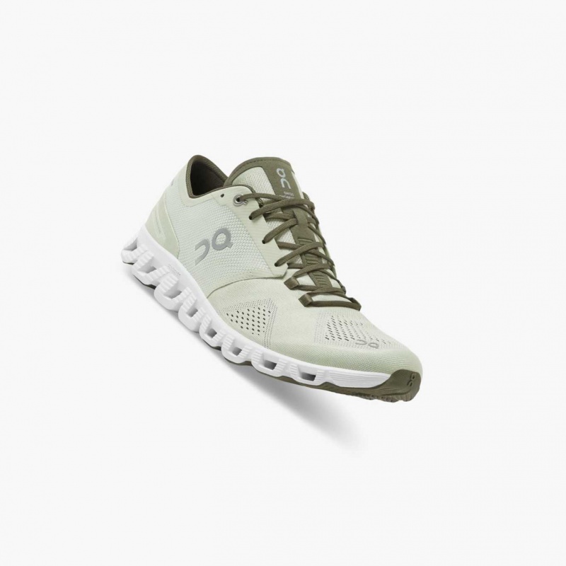 Green On Cloud X Men's Training Shoes | OMZ531708