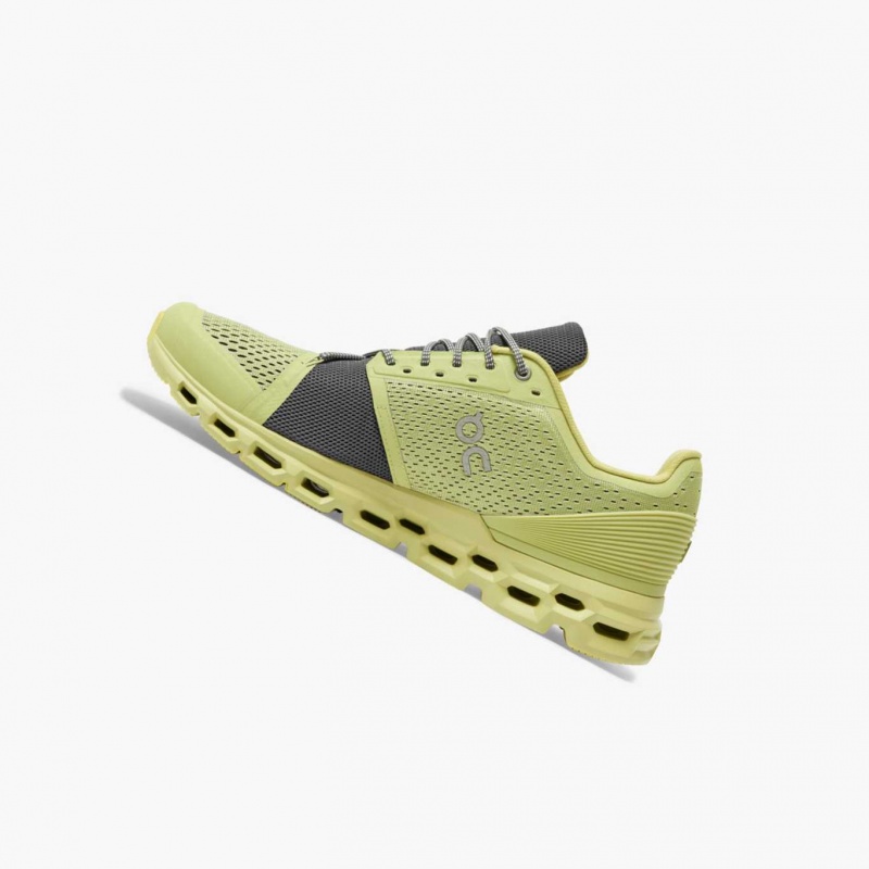 Green On Cloudstratus Men's Road Running Shoes | JVQ802735