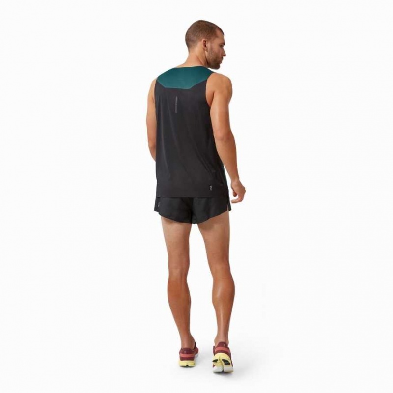 Green / Black On Men's Tank Top | EPS736042