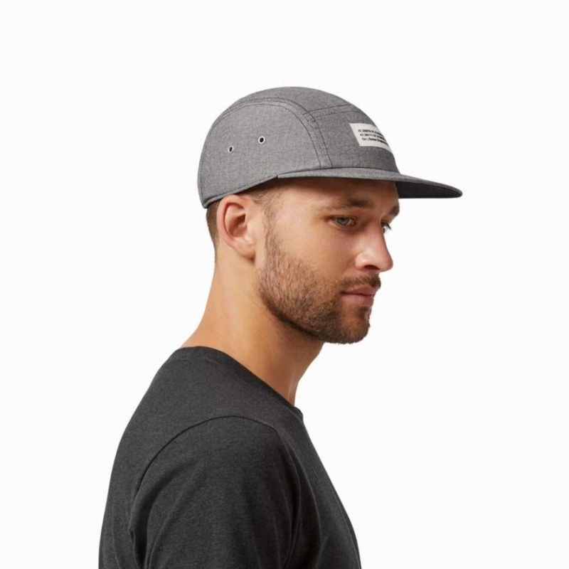 Grey On 5 Panel Caps | OES547098