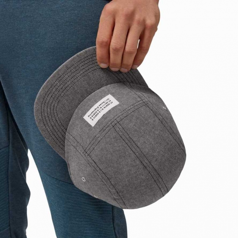 Grey On 5 Panel Caps | OES547098