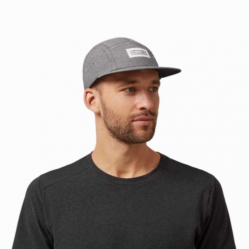 Grey On 5 Panel Caps | OES547098