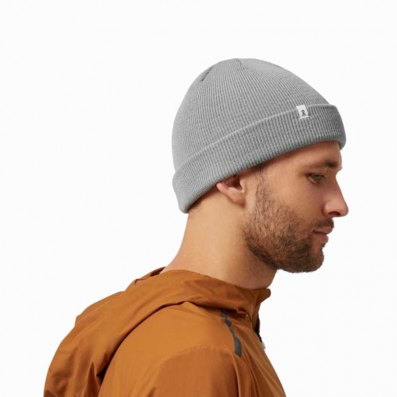 Grey On Merino Beanie | YQT047682