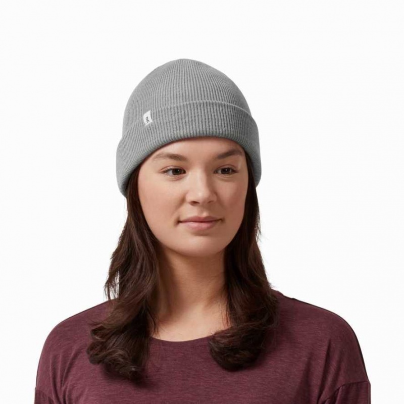 Grey On Merino Beanie | YQT047682